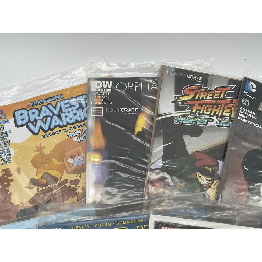 Lot‎ of 11 Loot Crate Comics, Most Sealed, Superman, Batman, Star Wars, Mad +